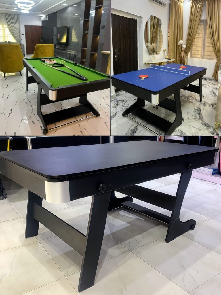 3-in-1 Convertible Snooker, Tennis & Dining Table Image 5 3-in-1 Convertible Snooker, Tennis & Dining Table Image 5