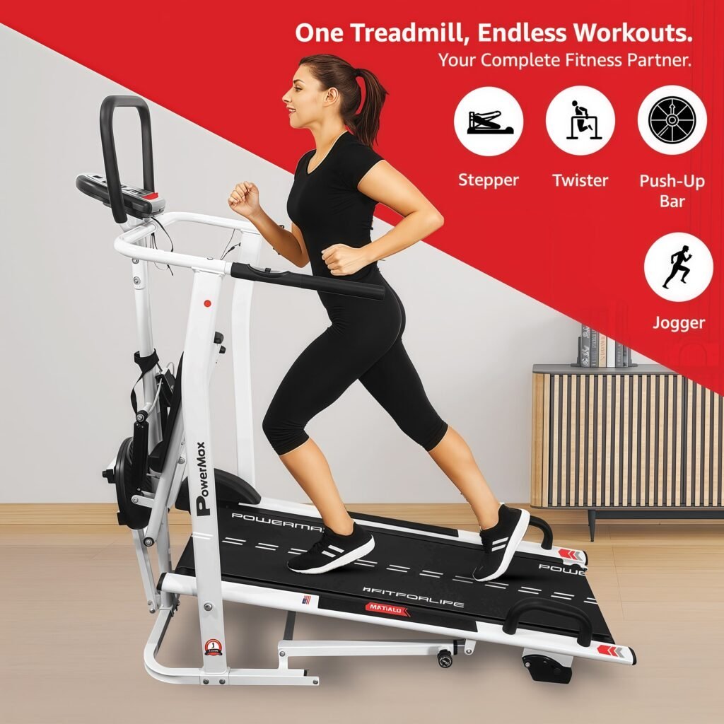 4 in 1 Manual Treadmill Image 3