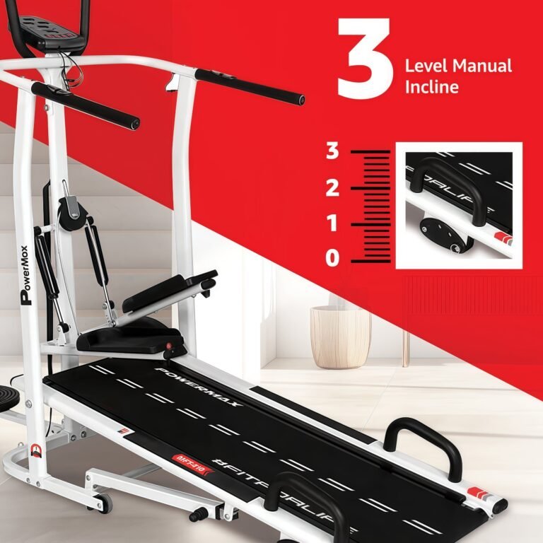 4-in-1 Manual Treadmill Image 4